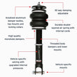 Load image into Gallery viewer, Air Lift 15-20 Acura TLX / 13-17 Honda Accord Rear Performance Air Suspension Kit - Side View