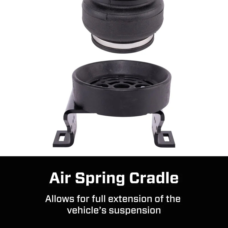 Air Lift 24-25 Chevy Silverado 2500HD ZR2 4WD Loadlifter 5000 Ultimate w/ Air Spring Cradle - Back View