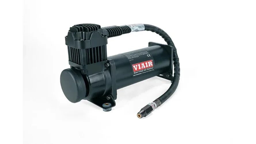 Air Lift 28in FLO Tank w/ Viair 444c Black Compressor (Incl. Fittings & Tank Mounting Hardware) - Installation View