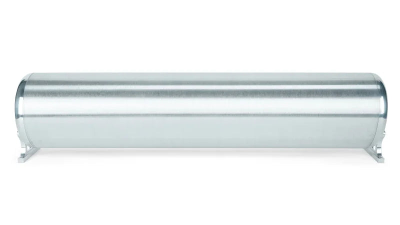 Air Lift 28in FLO Tank w/ Viair 444c Compressor (Incl. Fittings & Tank Mounting Hardware) - Side View