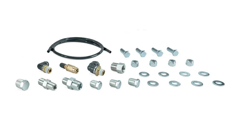 Air Lift 4 Gal. 7-Port Tank w/ Viair 444b Blk Compressor (Incl. Fittings & Mounting Hardware) - Back View