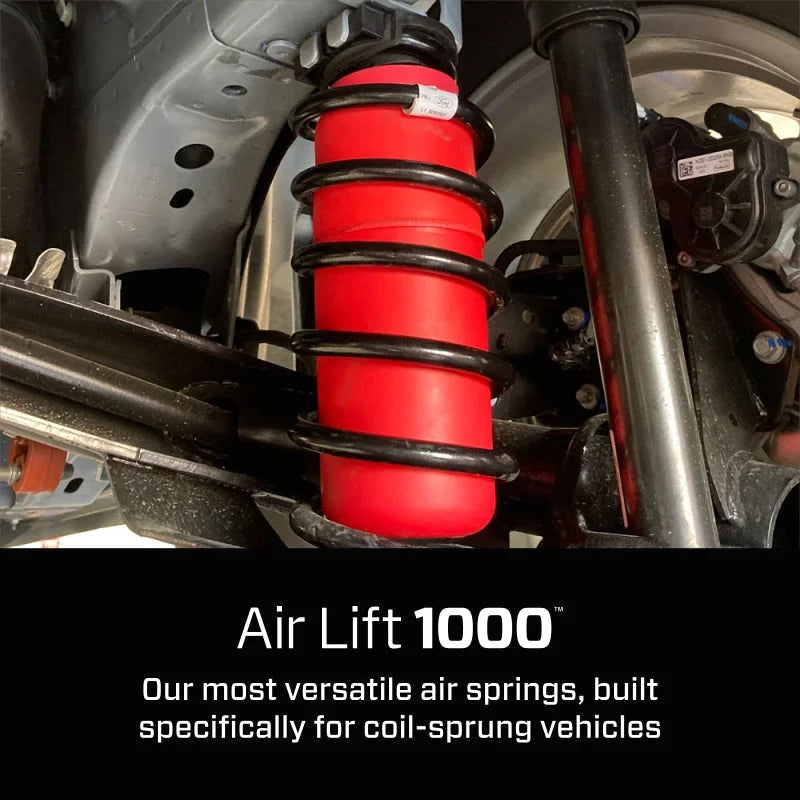 Air Lift Air Spring Kit fits 1997-2002 Ford Expedition Eddie Bauer / 1997-2002 Ford Expedition XLT - Installation View