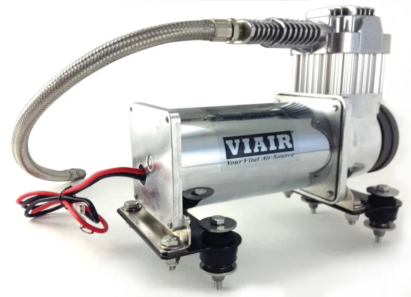 Air Lift Compressor Isolator Bracket Kit - Back View