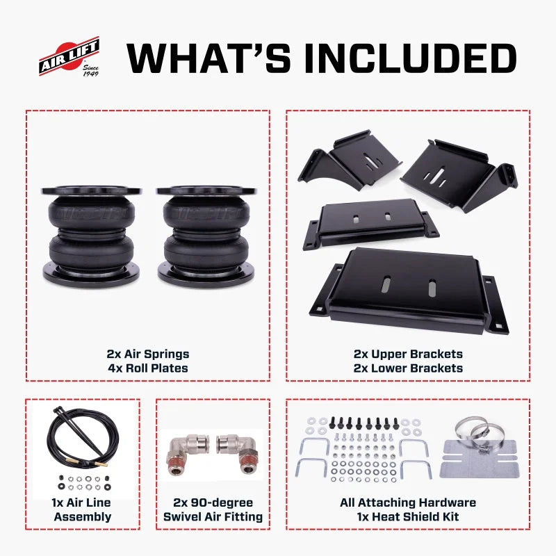 Air Lift LoadLifter 7500 XL Ultimate Air Spring Kit 16-25 Chevy/GMC Silverado/Sierra 3500HD - Additional View 5