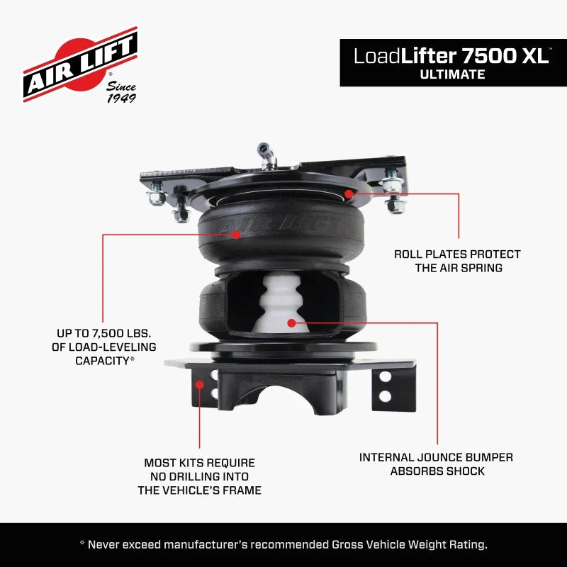 Air Lift LoadLifter 7500XL Ultimate for 03-17 Ram 3500 - Additional View 11