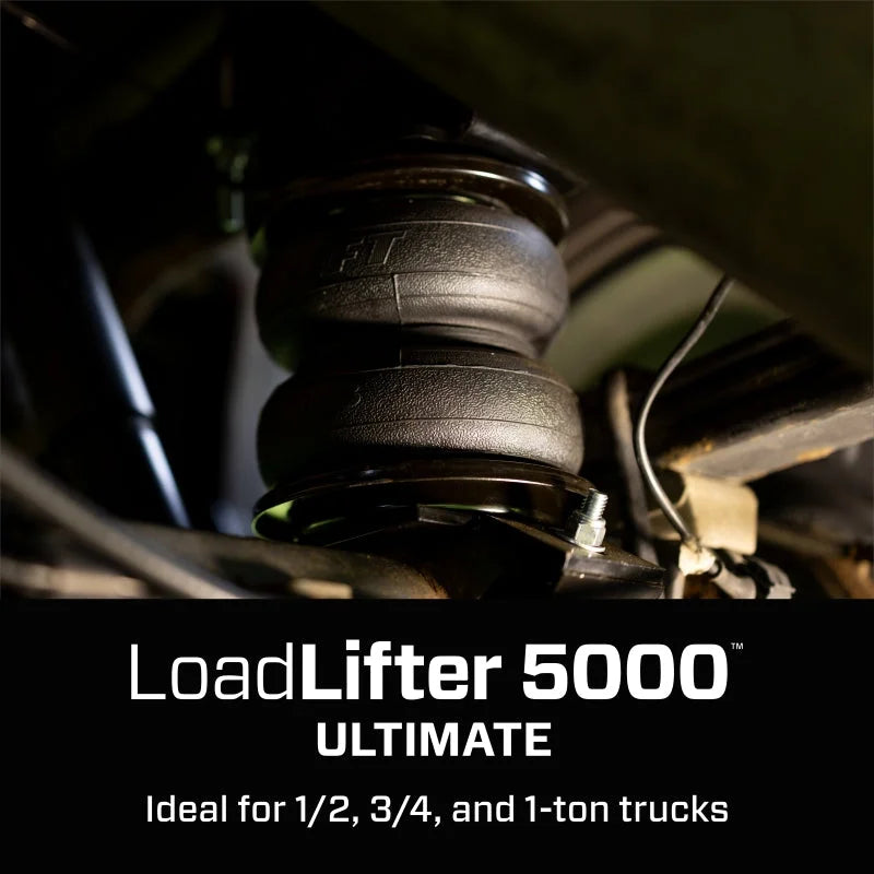 Air Lift Loadlifter 5000 Ultimate Air Spring Kit w/ Internal Jounce for 21-24 Dodge Ram TRX 4WD - Side View