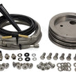 Load image into Gallery viewer, Air Lift Loadlifter 5000 Ultimate Plus Complete Stainless Steel Air Lines Upgrade Kit (Inc 4 Plates) - Side View