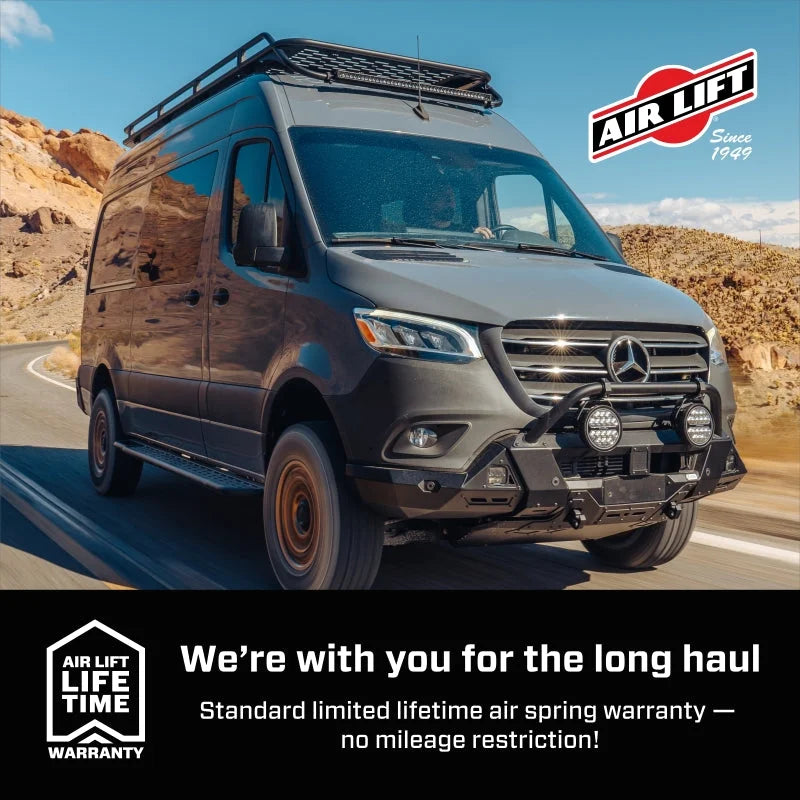 Air Lift Loadlifter Air Spring Kit fits 2019-2025 Mercedes-Benz Sprinter 2500 - Installation View