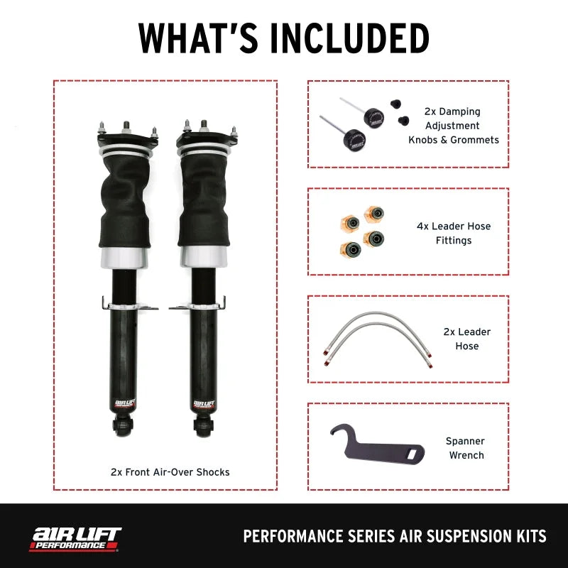 Air Lift Performance 09-13 Infiniti G37 / 09-20 Nissan 370z Front Air Suspension Kit - Additional View 5