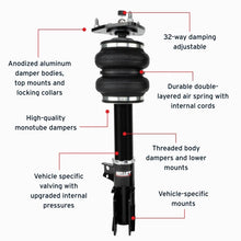 Load image into Gallery viewer, Air Lift Performance 15-23 Ford Mustang S550/24-25 S650 Air Suspension Front Kit - Installation View