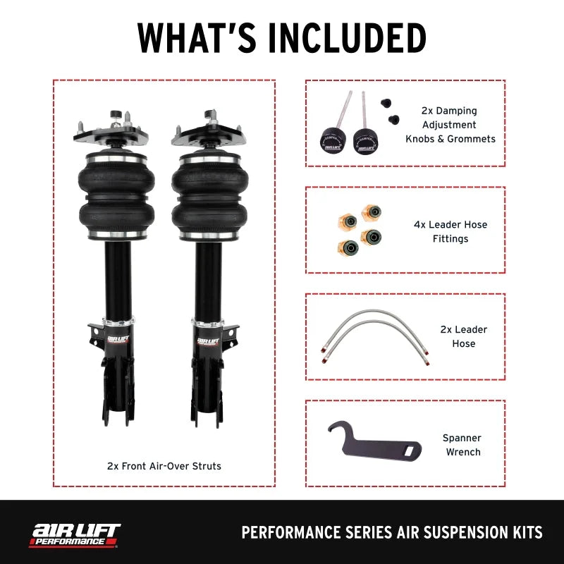 Air Lift Performance 15-23 Ford Mustang S550/24-25 S650 Air Suspension Front Kit - Additional View 7