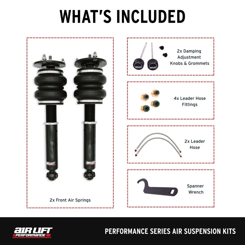 Air Lift Performance 89-00 Lexus LS400 Front Air Suspension Kit - Additional View 7