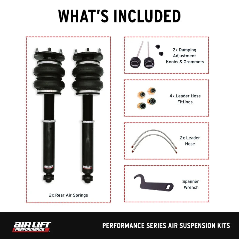 Air Lift Performance 89-00 Lexus LS400 Rear Air Suspension Kit - Additional View 5