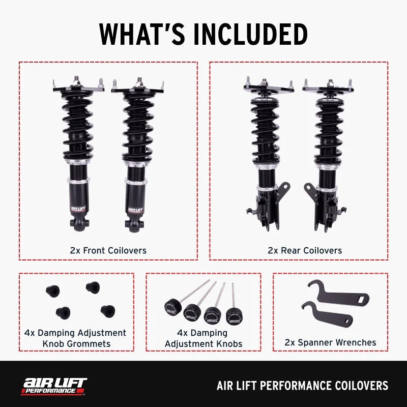 Air Lift Performance Coilover Kit fits 2017-2024 Tesla Model 3 (AWD) / 2018-2024 Tesla Model Y - Additional View 8