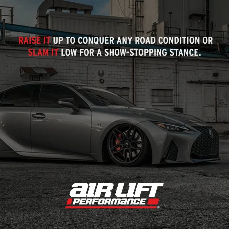 Air Lift Performance Front Kit fits 2016-2017 Lexus GS200T / 2013-2020 Lexus GS350 / 2017 Lexus IS200T / 2018-2023 Lexus I...