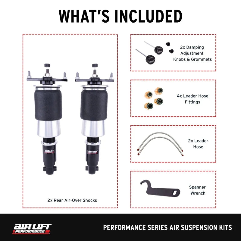 Air Lift Performance Rear Air Suspension Kit fits 2015-2021 Subaru WRX (va) / 2015-2021 Subaru WRX STI (va) - Additional V...