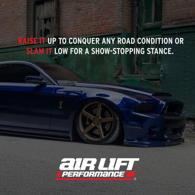 Air Lift Performance Rear Kit (3/8 Fittings Not Included) fits 2005-2014 Ford Mustang (s197) - Additional View 7