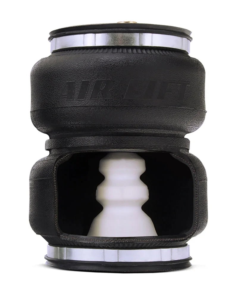 Air Lift Replacement Air Spring - Loadlifter 5000 Ultimate Bellows Type w/ internal Jounce Bumper - Back View