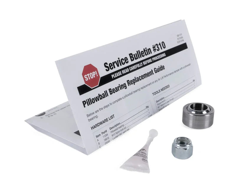 Air Lift Service Kit Replacement Pillowball Bearing - Side View