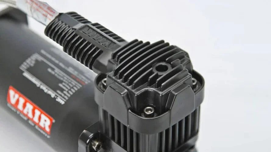 Air Lift Viair 444C Dual Pack Compressor - 200 PSI - Black - Side View