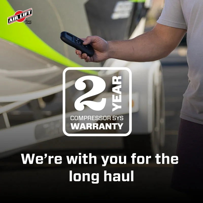 Air Lift Wireless Air Control System V2 w/EZ Mount - Back View