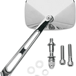 Load image into Gallery viewer, Air Stem Rectangular Mirror DragSpecialties 60-6240-BC - Main Product View