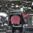 Load image into Gallery viewer, Airaid 03-07 Ford Power Stroke 6.0L Diesel MXP Intake System w/o Tube (Oiled / Red Media) - Back View