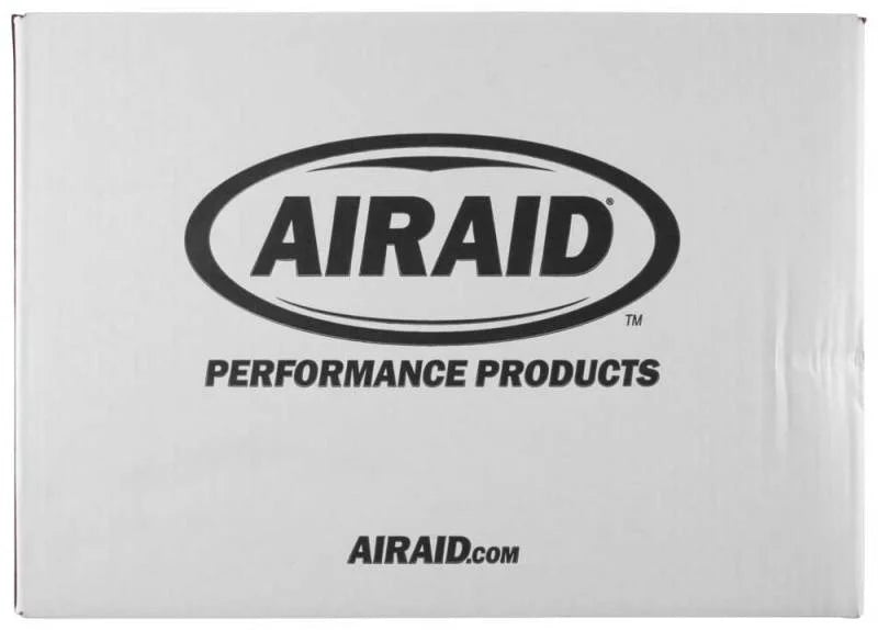 Airaid 10-13 Ford Taurus SHO/Flex 3.5L Turbo MXP Intake System w/ Tube (Oiled / Red Media) - Side View