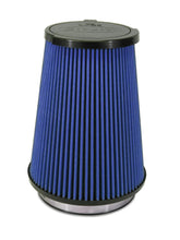 Load image into Gallery viewer, Airaid 10-14 Ford Mustang Shelby 5.4L Supercharged Direct Replacement Filter - Oiled / Blue Media - Main Product View