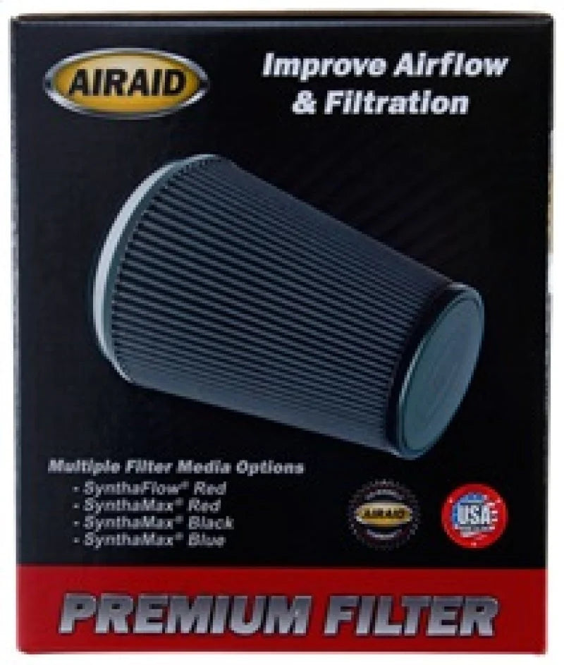 Airaid 10-14 Ford Mustang Shelby 5.4L Supercharged Direct Replacement Filter - Oiled / Red Media - Additional View 9