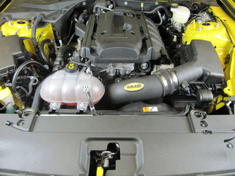 Airaid 15-16 Ford Mustang L4-2.3L F/I Jr Intake Kit - Side View