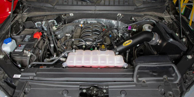 Airaid 15-18 Ford F-150 V8-5.0L F/I Cold Air Intake Kit - Back View