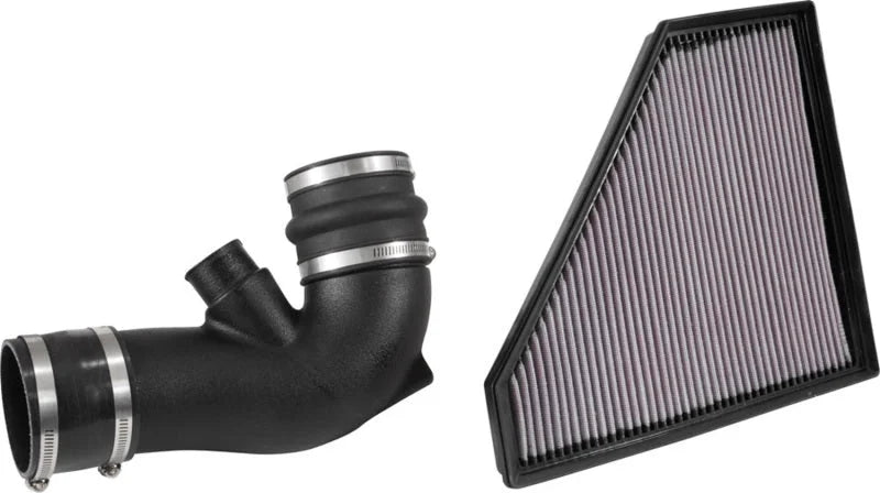 Airaid 16-18 Chevrolet Camaro 3.6L V6 F/I Airaid Jr Intake Kit - Dry / Red Media - Additional View 6