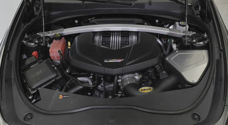 Airaid 16-19 Cadillac CTS-V 6.2L Cold Air Intake System - Back View