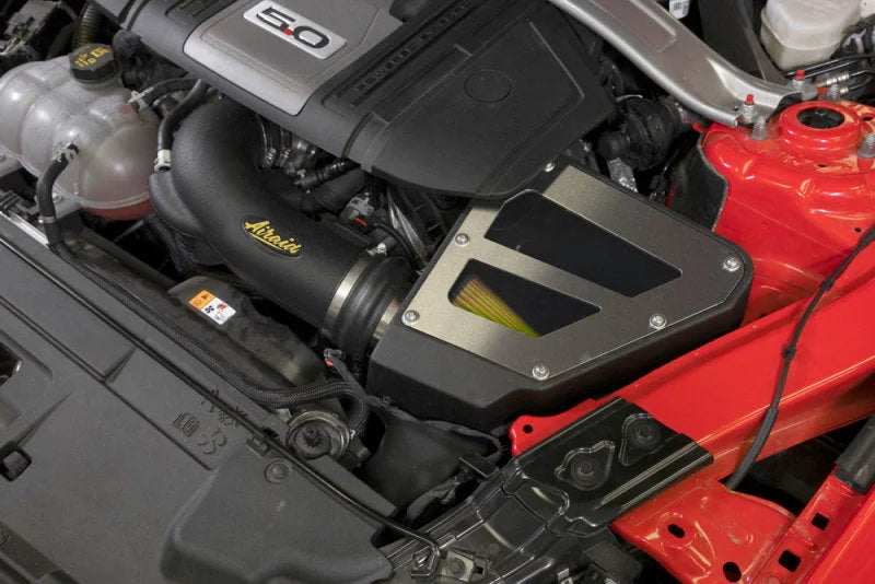 Airaid 18-20 Ford Mustang GT V8 5.0L F/I Performance Air Intake System - Side View