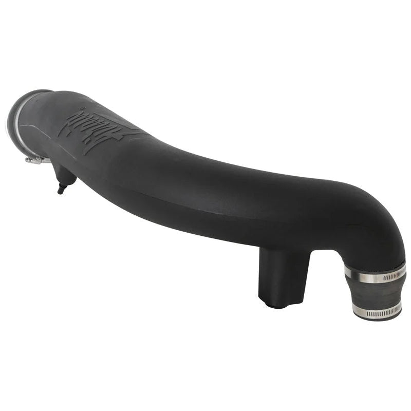 Airaid 19-20 Chevrolet Silverado 1500 L4-2.7L Jr Intake Kit - Oiled / Yellow Media - Back View