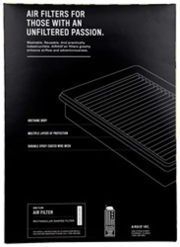Airaid 19+ Chevy Silverado 1500 V8-5.3L Direct Replacement Filter - Side View