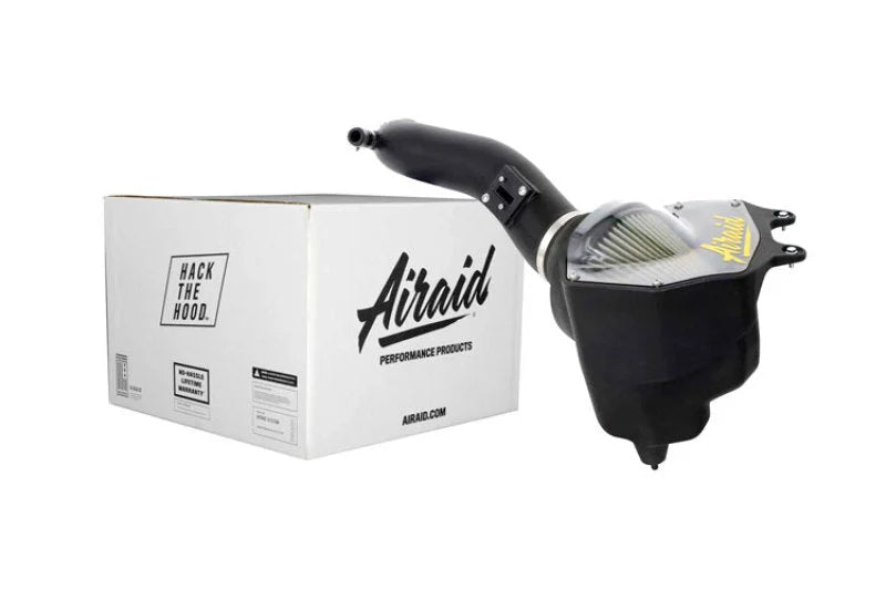 Airaid 20-21 Jeep Wrangler V6-3.0L DSL Performance Air Intake System - Non-woven Synthetic - Installation View