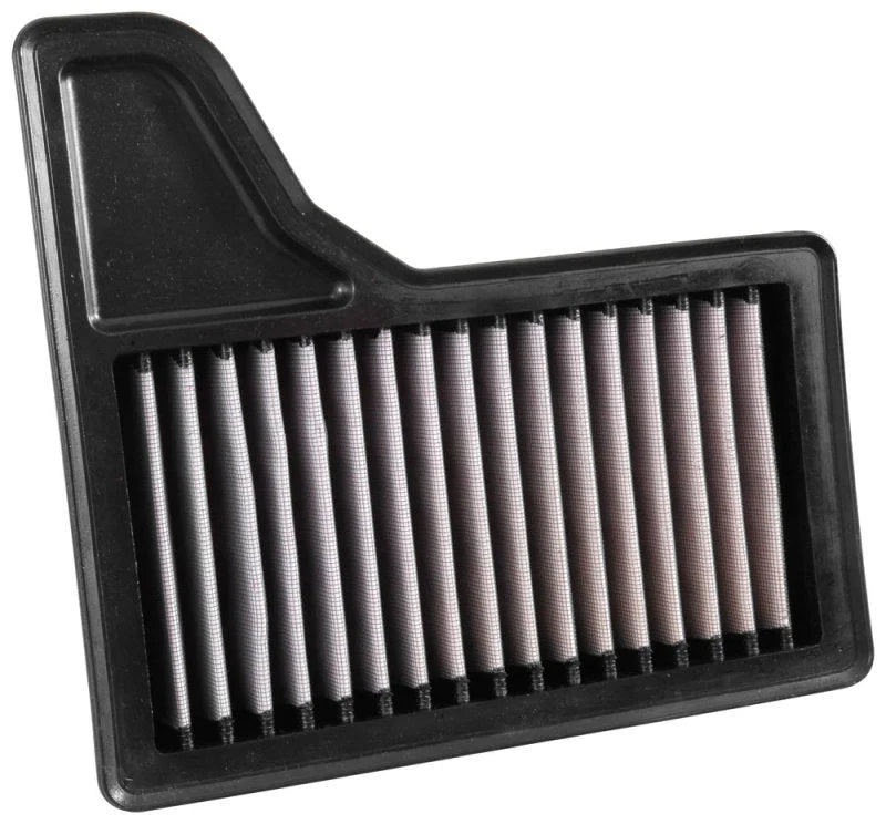 Airaid 2015-2016 Ford Mustang V8 5.0L F/I Direct Replacement Dry Filter - Side View