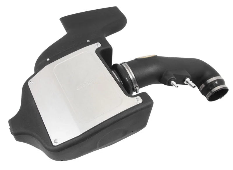 Airaid 2015 Ford F-150 5.0L V8 Cold Air Intake System w/ Black Tube (Oiled) - Installation View