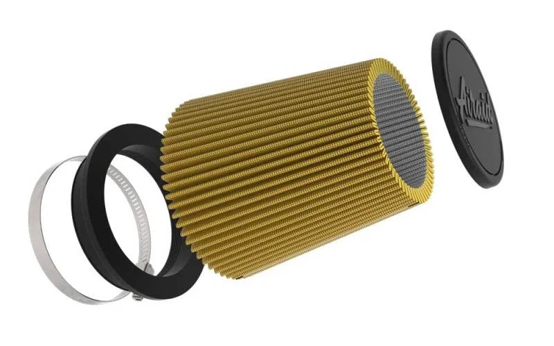 Airaid Cone Filter 5in Flg 6-1/2in b 4-5/8in t 7in h - Synthamax - Back View