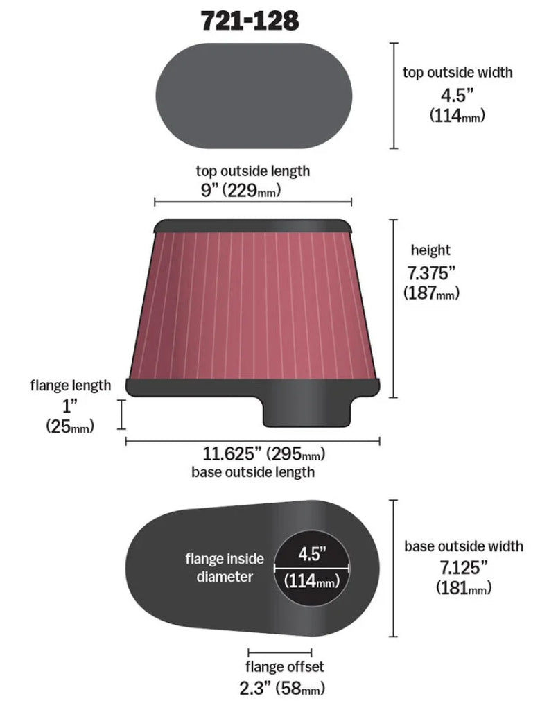 Airaid Dodge 5.9/6.7L DSL / Ford 6.0L DSL Kit Replacement Air Filter - Additional View 7