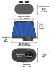 Load image into Gallery viewer, Airaid Kit Replacement Filter - Side View