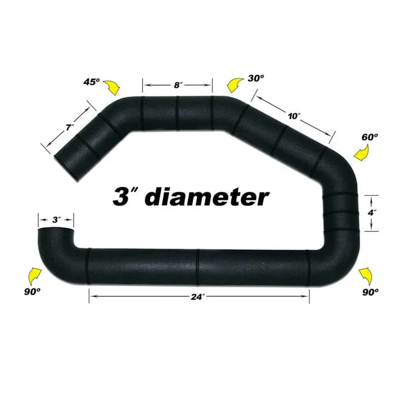 Airaid U-Build-It - 3in Intake Tube - Main Product View
