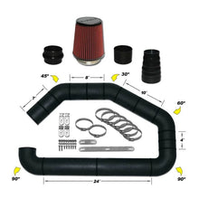 Load image into Gallery viewer, Airaid U-Build-It - Universal 3.5in Master Kit I w/700-452 (6in) Filter - Main Product View