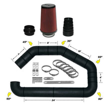 Load image into Gallery viewer, Airaid U-Build-It - Universal 4in Master Kit I w/700-470 (9in) Filter - Main Product View