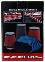 Load image into Gallery viewer, Airaid Universal Air Filter - Cone 3 1/2 x 6 x 4 5/8 x 6 w/ Short Flange - Back View
