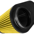 Load image into Gallery viewer, Airaid Universal Air Filter - Cone 4-1/2in FLG x 11-1/2x7in B x 9x4-1/2inTx 7-1/4in H - Synthaflow - Side View