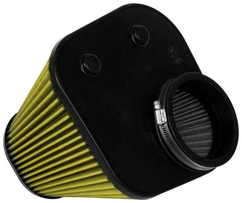 Airaid Universal Air Filter - Cone 4-1/2in FLGx9-3/4x9-5/16in Bx7-15/16x5-1/32in Tx7-1/2in H - SFA - Side View