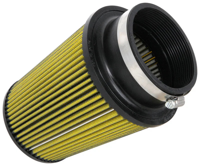 Airaid Universal Air Filter - Cone 4in Flange x 6in Base x 4-5/8in Top x 7in Height - Synthamax - Side View